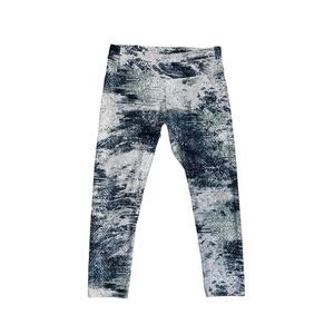 Fabletics Salar Capri Leggings Womens 14" Animal Print Internal Waistband Pocket